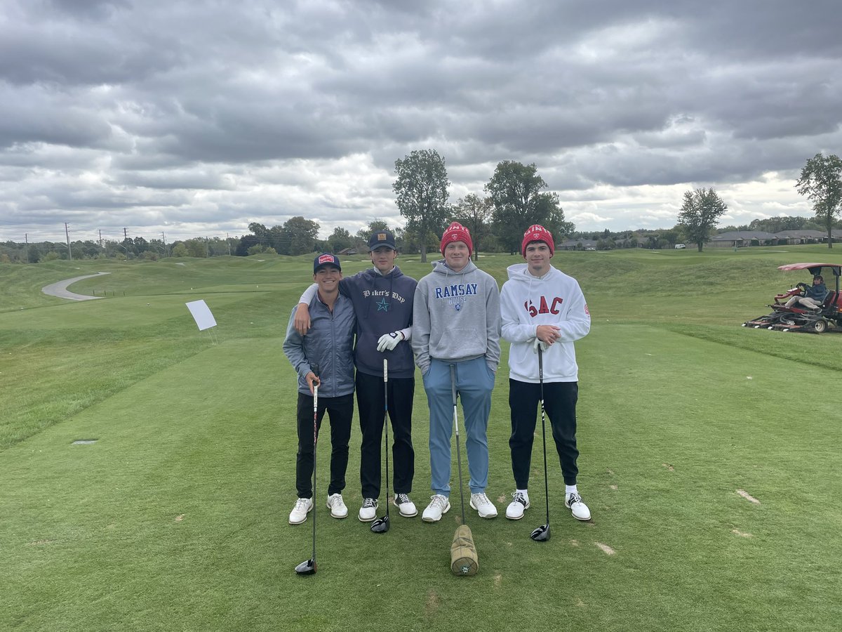 sacgolf1899's tweet photo. Scouting the course and getting ready for OFSAA golf championship @OFSAAGolf https://t.co/WdoWqLJfFU