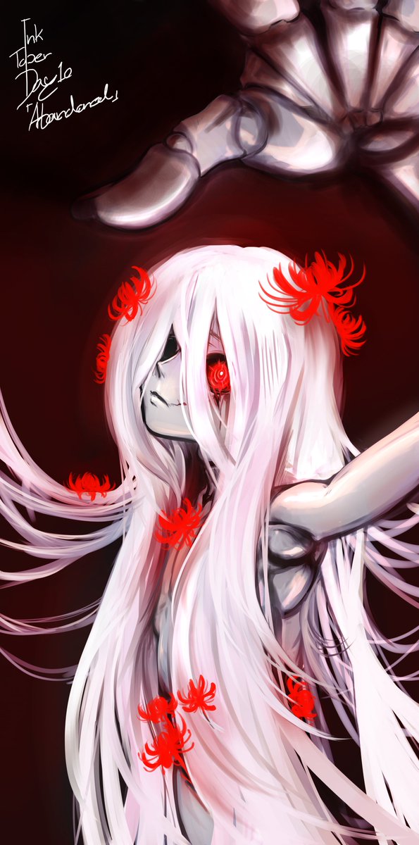 4byssP's tweet image. Day 10 [Abandoned doll] #inktober2023 #drawtober2023