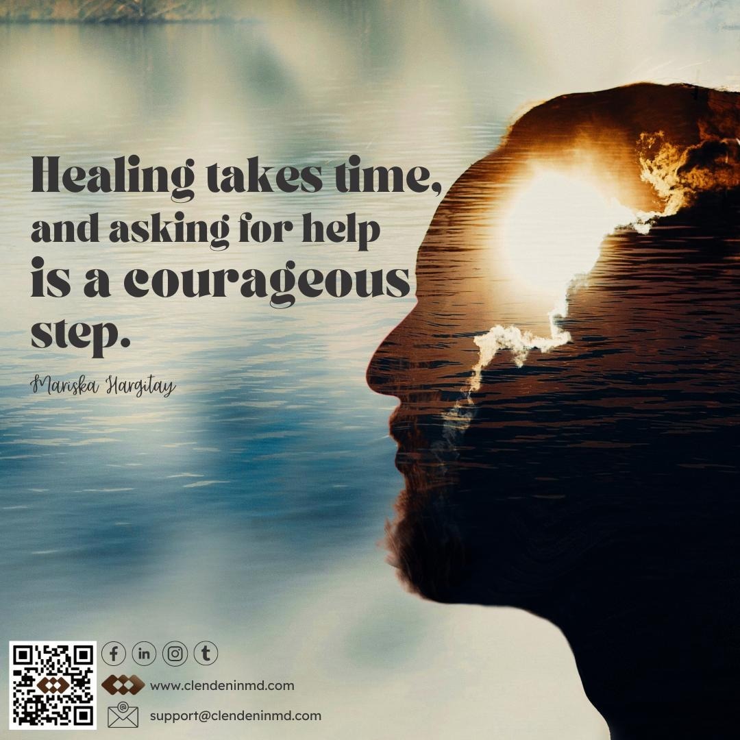 HEALING TAKE TIME, AND ASKING FOR HELP IS A COURAGEOUS STEP.

Telephone receiver:  (737) 510 4500
Email: support@clendeninmd.com
Website: clendeninmd.setmore.com

#adderall #Suboxone #semaglutide #Ozempic #Wegovy #weightloss