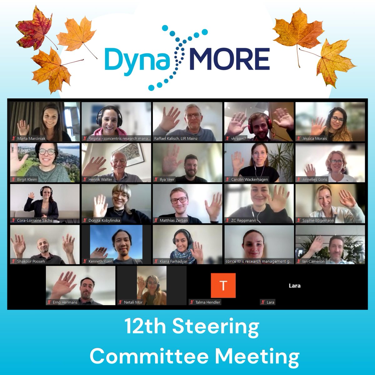 DynaMORE (@dynamore_h2020) on Twitter photo "Hey Ho" from the 12th SC Meeting today! Stressful days right now for our partners in Tel Aviv. #DynaMORE sends love & support. One of the greatest things about science is that it brings people from all backgrounds together. #StressResilience <a href="/ResilienceRes/">ResilienceResearch</a> <a href="/HendlerLab/">Hendler Lab</a> <a href="/MorNetali/">Netali Mor</a> "Hey Ho" from the 12th SC Meeting today! Stressful days right now for our partners in Tel Aviv. #DynaMORE sends love & support. One of the greatest things about science is that it brings people from all backgrounds together. #StressResilience <a href="/ResilienceRes/">ResilienceResearch</a> <a href="/HendlerLab/">Hendler Lab</a> <a href="/MorNetali/">Netali Mor</a>