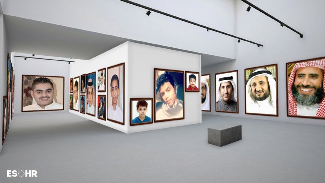 وجوهٌ مهدّدةٌ بالقتل في #السعودية"
المعرض الافتراضي الأول الذي تنظّمه المنظمة الأوروبية السعودية لحقوق الإنسان، بمناسبة اليوم العالمي لمناهضة عقوبة الإعدام.

#Gaza #Israel #IsraelPalestineWar #عزيزالمحمد #طوفان_الأقصى #غزة_الآن #محمد_بن_سلمان #السعودية #فلسطين_المحتلة