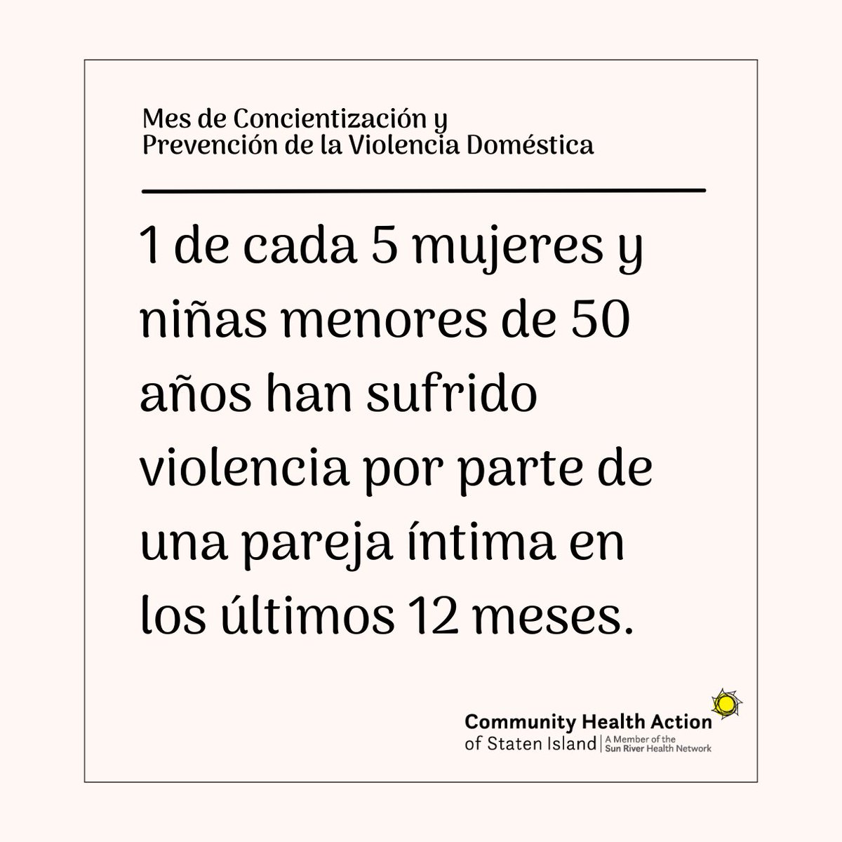 If you need support to leave an unsafe situation, please call <a href="/CHASINYC/">CHASI</a> at 718-808-1455.

Si busca apoyo para salir de una situación insegura, por favor llame a CHASI al 718-808-1455. Hablamos español. #DVAM