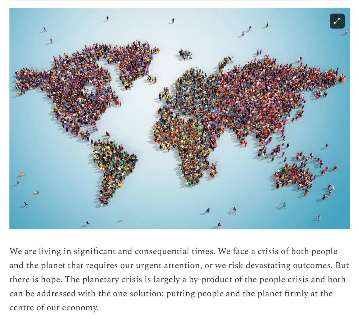 “There is hope. The planetary crisis is largely a by-product of the people crisis &amp; both can be addressed with the one solution: putting people &amp; the planet firmly at the centre of our economy.”

erinremblance.substack.com/?utm_source=na…

<a href="/KateRaworth/">Kate Raworth</a> <a href="/WEAll_Alliance/">Wellbeing Economy Alliance - WEAll</a> <a href="/YCAWales/">Youth Climate Ambassadors for Wales</a> <a href="/ClimateCymru/">Climate Cymru</a>