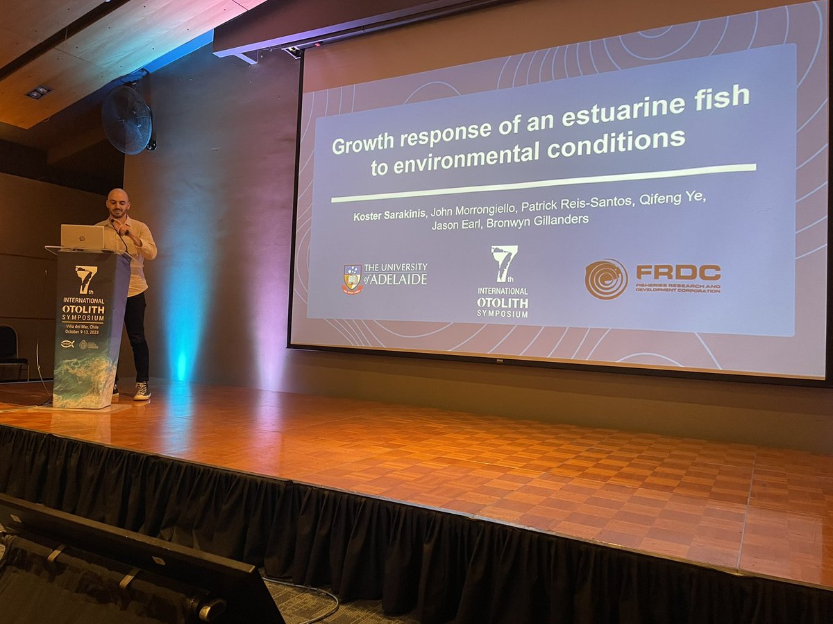 Bronwyn Gillanders (@brongillanders) on Twitter photo Great talk by <a href="/KSarakinis/">Koster Sarakinis</a> looking at spatial synchrony in black bream, but is there also spatial synchrony in environment. #IOS2023 Great talk by <a href="/KSarakinis/">Koster Sarakinis</a> looking at spatial synchrony in black bream, but is there also spatial synchrony in environment. #IOS2023