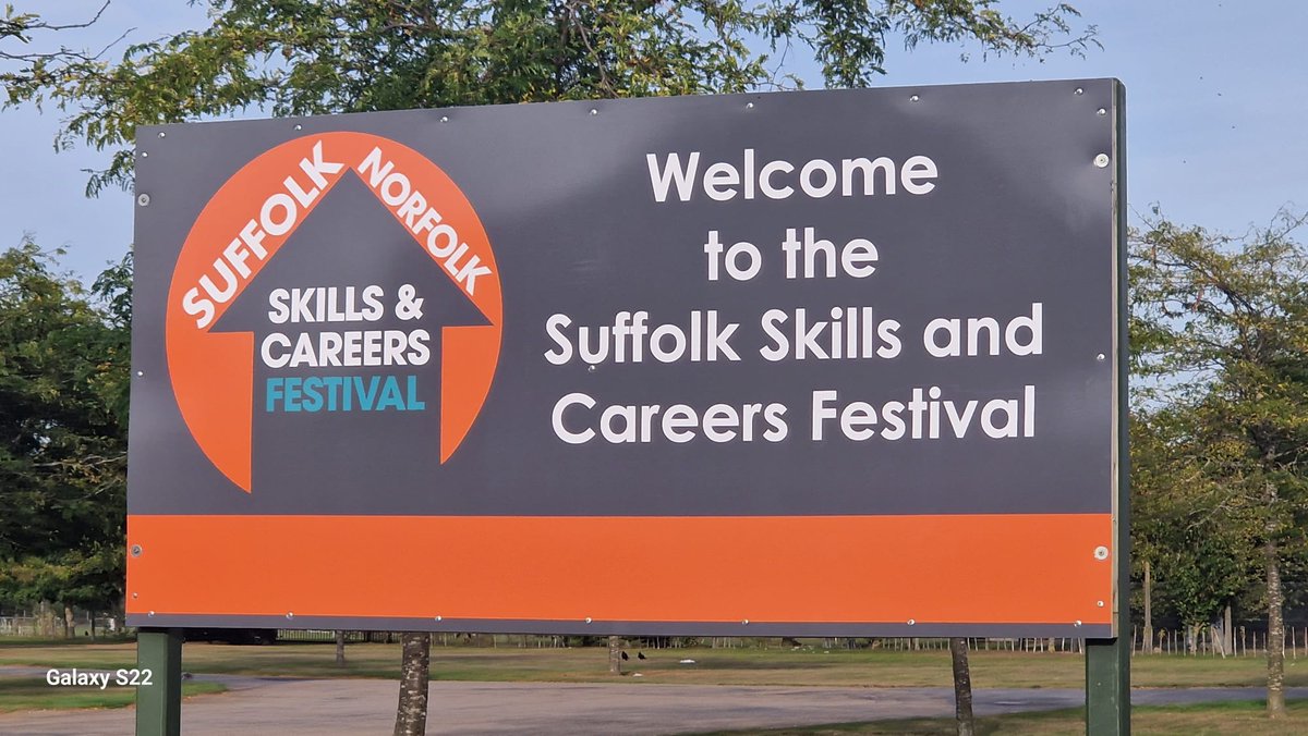 If you, or someone you know, are attending @SuffolkSkills and Careers Festival at Trinity Park tomorrow, why not come and visit us to find out what career opportunities we offer. 🤔 There will also be the chance to win a prize!! 🏆🤩 Come and say hello 👋