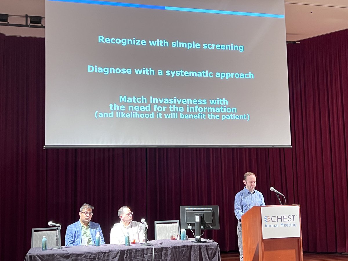 Outstanding #CHEST2023 session on “Systematic Approach to Undifferiantiated Shock: from #POCUS to PACs” 
Packed room!!

By the masters:
<a href="/msiuba/">Matt Siuba</a> <a href="/siddharth_dugar/">Siddharth Dugar MD FCCM,FCCM,FASE</a> <a href="/crit_caring_MD/">Casey Cable</a> <a href="/MaxHockstein/">Max Hockstein</a> 

<a href="/accpchest/">CHEST</a>