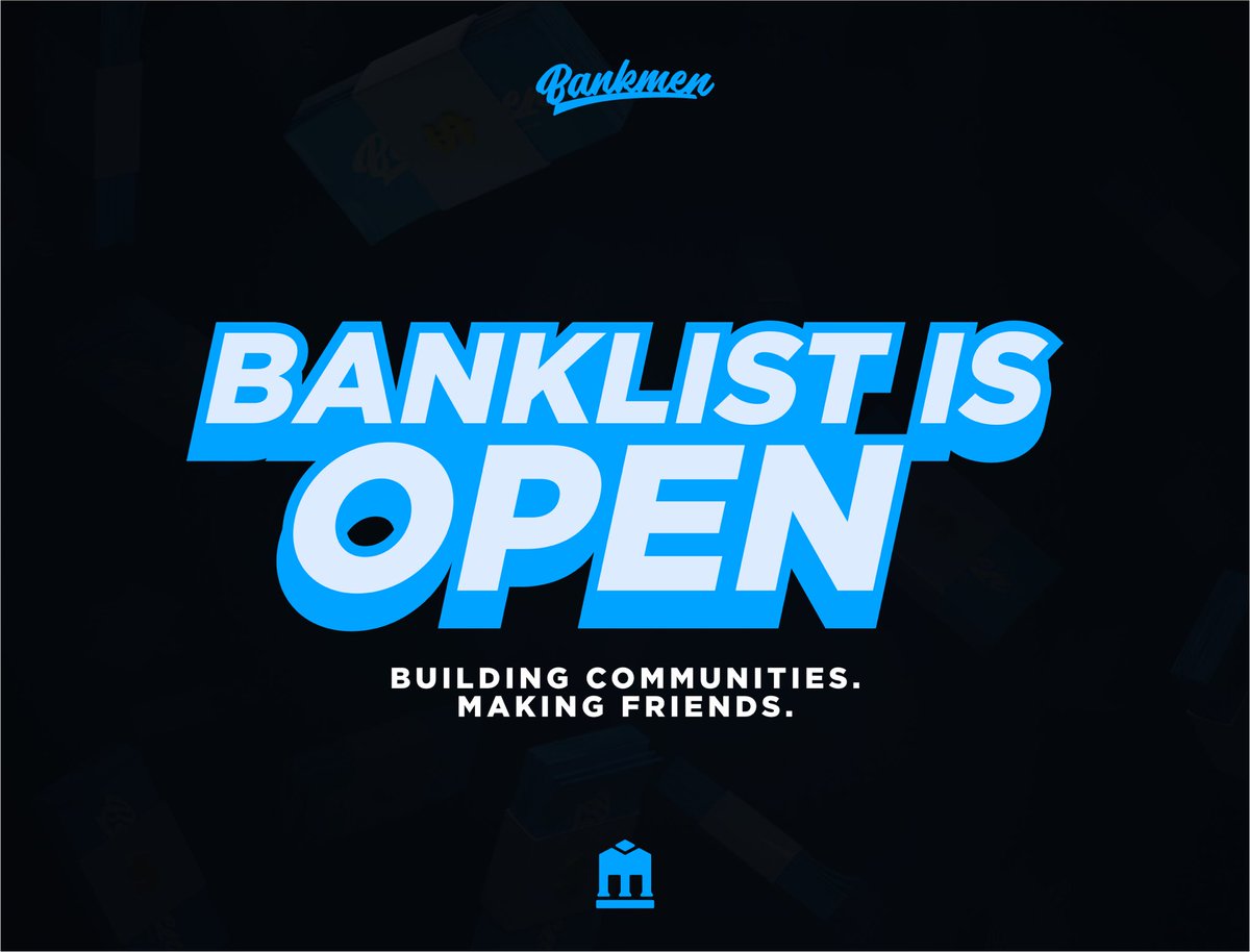 Banklist is now LIVE! Link is posted in our discord 👾

Many applications submitted, quality applications accepted

Let's talk about how to make your application stand out in a HUGE way 🏦🧵