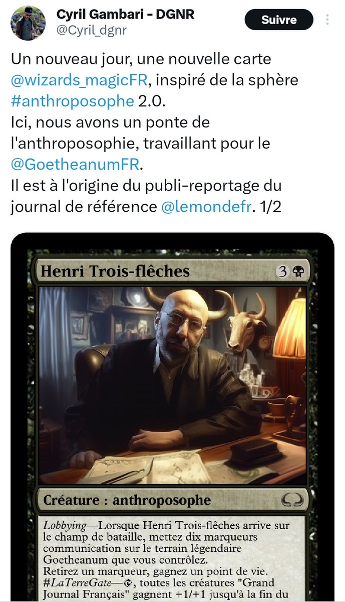 Humanaste's tweet photo. @NopeNeverHope @ChmpChmpy @lemondefr Malgré votre clarification @lorisguemart, DGNR de la zététique continue de diffuser les fakes anti anthroposophie / biodynamie produits par l'ex officine de désinformation #factnfurious travaillant sur commande.
@france_soir @FactAndSerious @xazalbert https://t.co/0zWSR9GmW6 https://t.co/u8uS3R5TPU