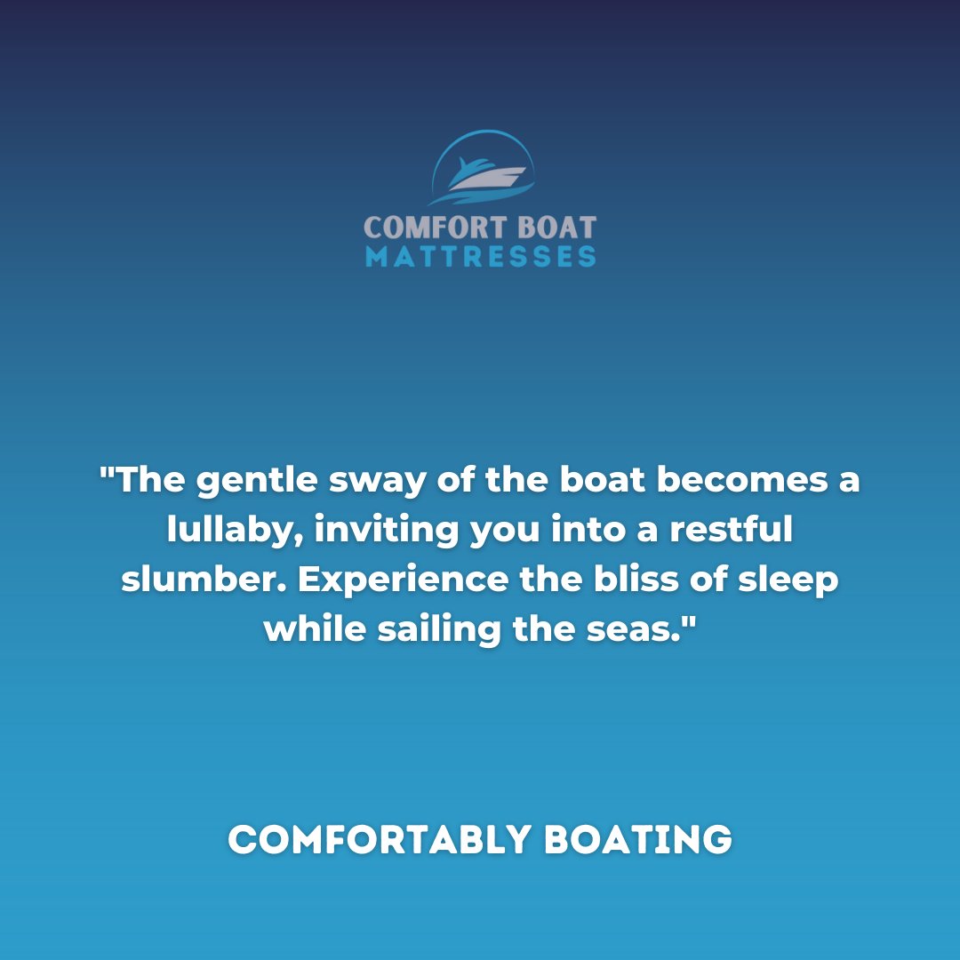 Sail into the land of dreams with our boat mattresses. Wake up feeling refreshed, rejuvenated, and ready to conquer the day! 🌅🚤 #LandOfDreams #ReadyToConquer