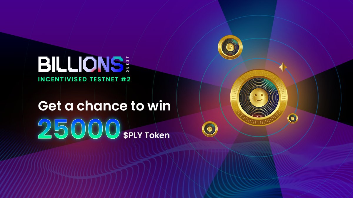 🔥Hey #Web3 Fantasy Enthusiasts!🔥

Dive deep into #BillionsQuest Incentivesed Testnet #2🎮

✨Participate and grab your chance to win a staggering 25,000 $PLAY tokens!

🚀Don't miss out on this epic journey🌐

🎁 Join the revolution 👇billions.quest/dashboard