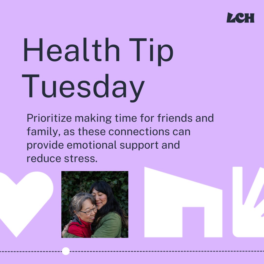 While it may not seem obvious, spending time with friends and family is an essential wellness tip for our mental, emotional, and physical well-being. 

Spending time with loved ones can help relieve stress, boost confidence, and inspire positive choices. 

#HealthTipTuesday