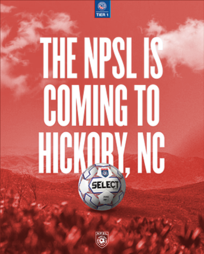 HickoryFC's tweet photo. Allow me to introduce myself🎵

@NPSLSoccer here we come!!🔴⚫
Read more: https://t.co/tVA5efxfps https://t.co/ntRBtnQf8F