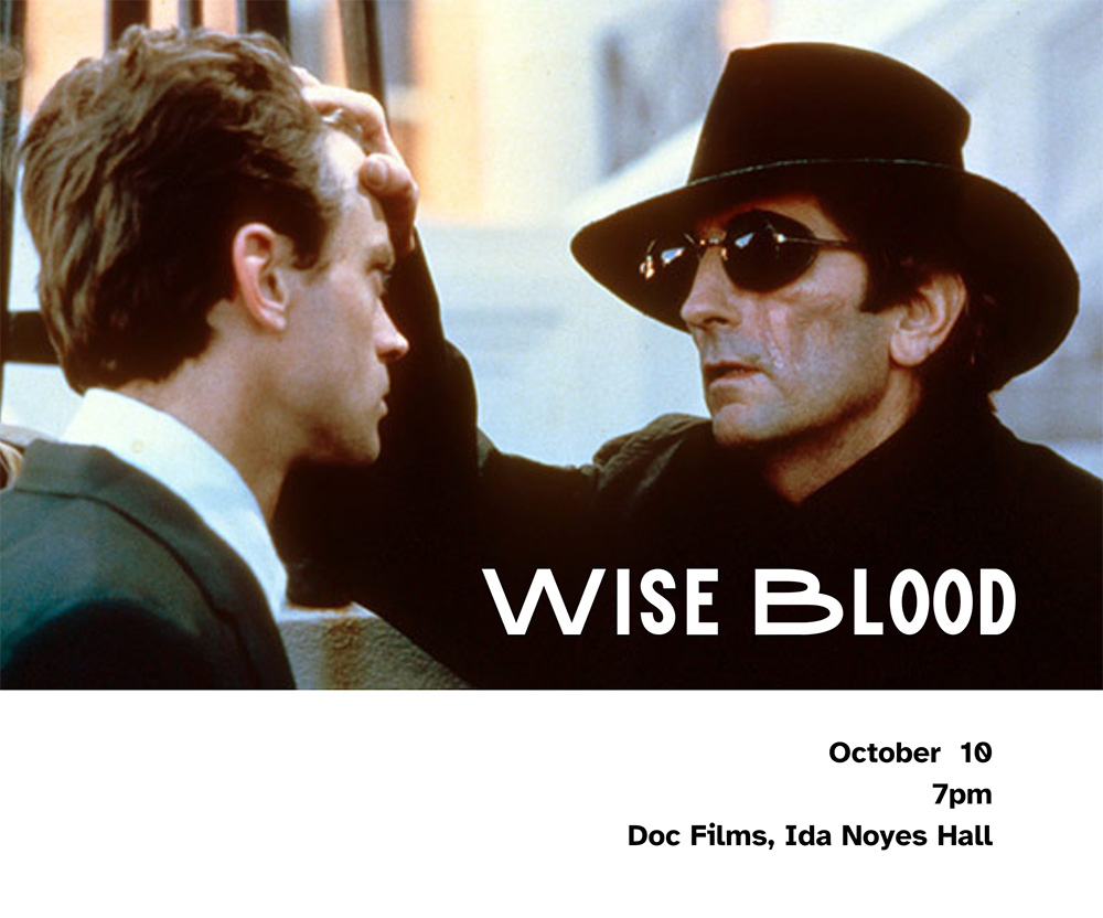 UChiDivinity's tweet photo. Join us TONIGHT in Ida Noyes for "Wise Blood," part of the False Preachers Film Series @docfilmschicago, organized by Hannah Ozmun and co-produced by @MartyCenter. Learn more: https://t.co/r7yrwoHEc4
#MartyCenter #UChicago #ReligionInPublic #Film #FalsePreachers #WiseBlood https://t.co/D2Tq3kG57f