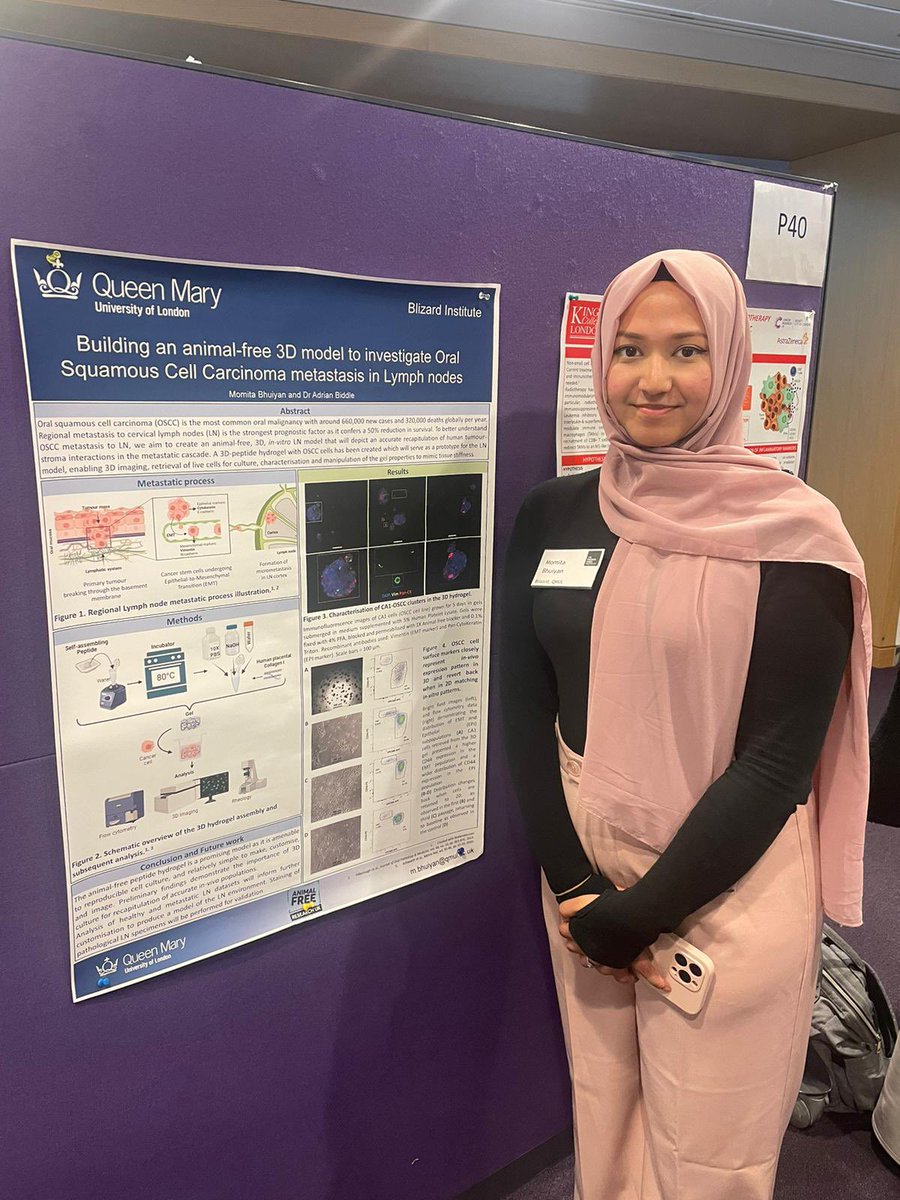 abigailwilson4's tweet photo. Had a great time with the Biddle lab at the 4th Crick International Cancer Conference, lots of exciting talks and discussion! #CrickCancerConf https://t.co/njlYtRScQA