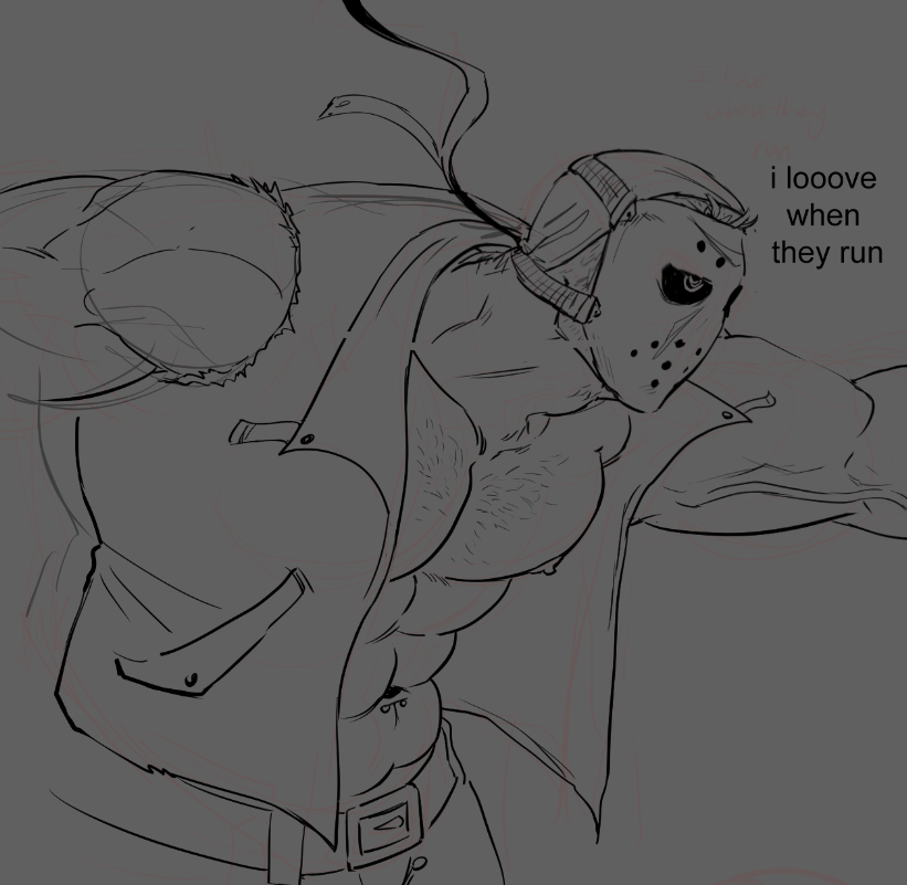 LEIXO_DEMO's tweet photo. halloween stuff that i never got to end,  Sanford as Jason <3333 https://t.co/B5AZPaMeT4