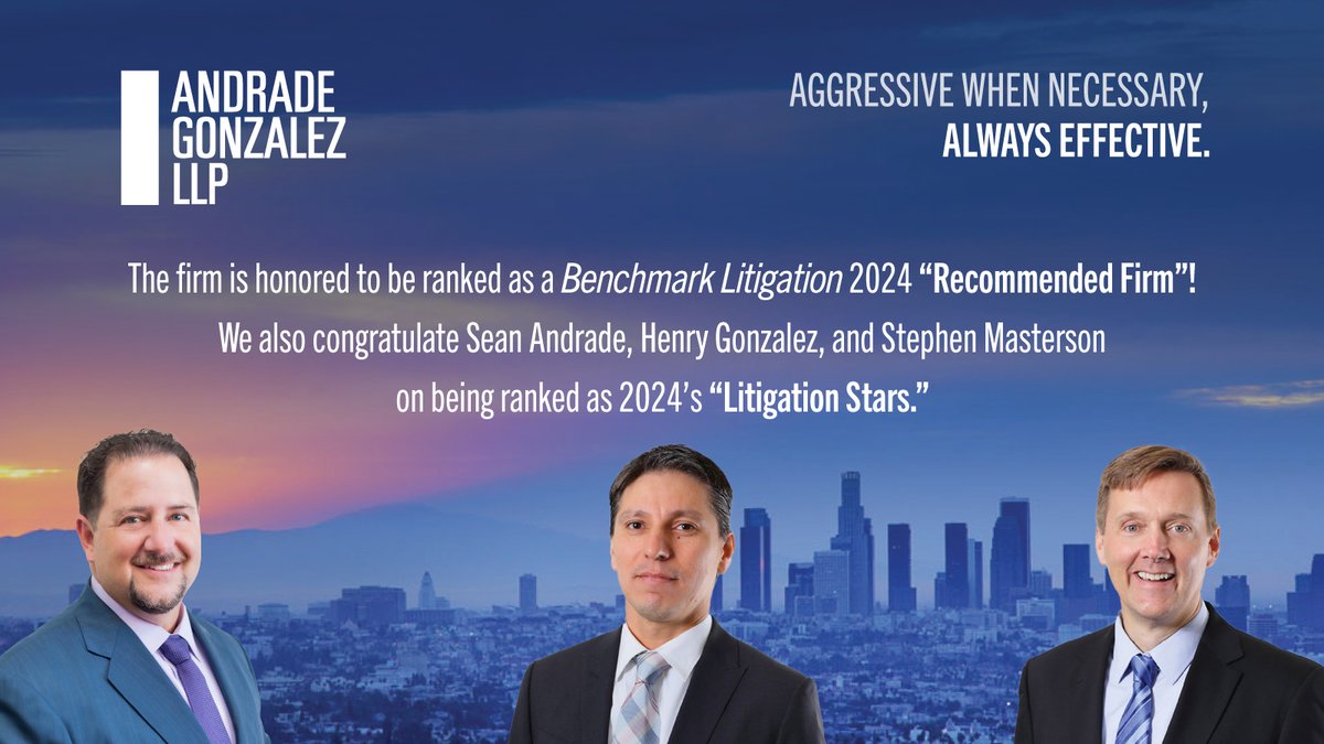 Andrade_Firm's tweet image. @BenchLitigation #LitigationStars