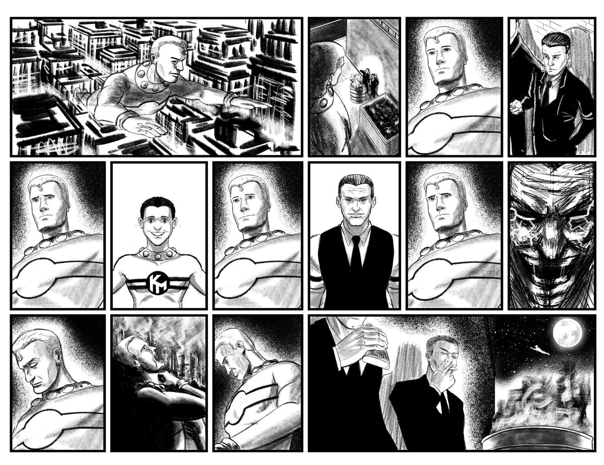 jerryggonzales's tweet photo. Inktober Day 10: “Haunted”  Support Dusk Redux on Kickstarter. Link in bio. #comics #digitalart #procreate #procreateart #marvel #marvelman #miracleman https://t.co/lHM44Hnndi