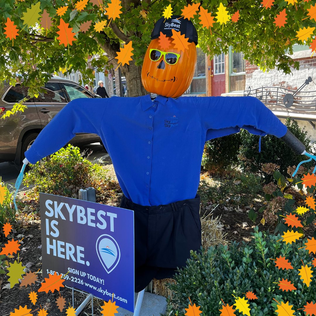 Fall is in Downtown West Jefferson, and so is SkyBest!  #westjefferson #fall #skylineskybest