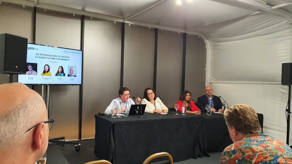 Refreshing to have a discussion on #Crypto at #LabConf23 today and what a future Labour government can do to support the industry!