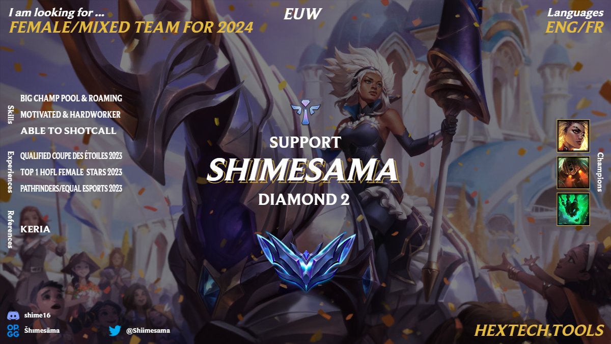 Hello twitter, I'm still incubated in Play'Herz but i can explore my options for 2024. Don't hesitate to /w me and thanks in advance for the retweet/like 💪
Have a nice evening ! ♥