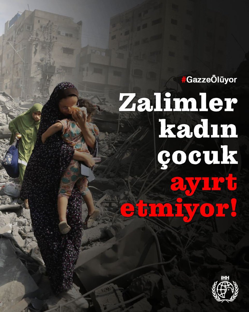 Zalimler kadın çocuk ayırt etmiyor! #GazzeÖlüyor