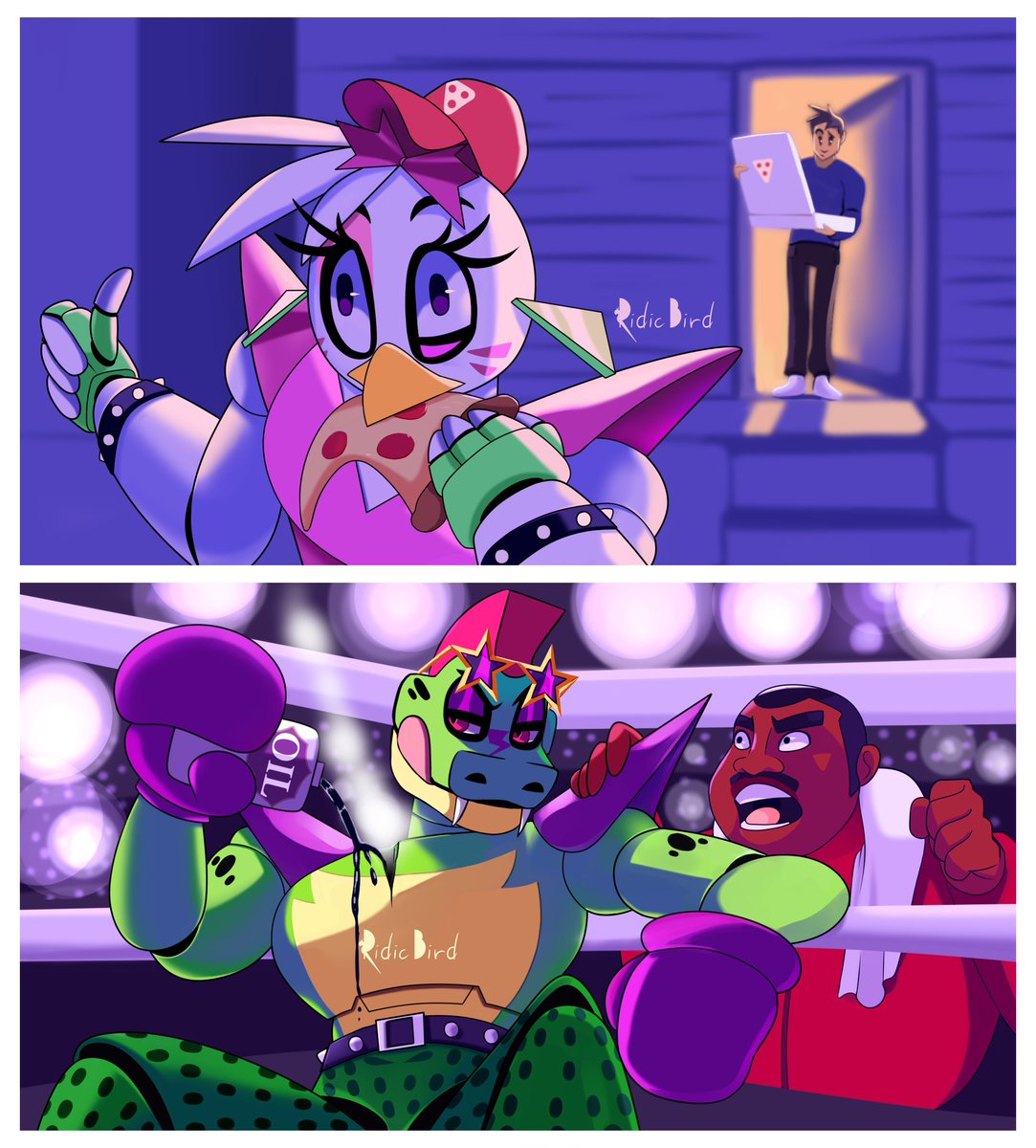 THEY GOT THE JOB [ five nights at Freddy’s security breach fnaf ]