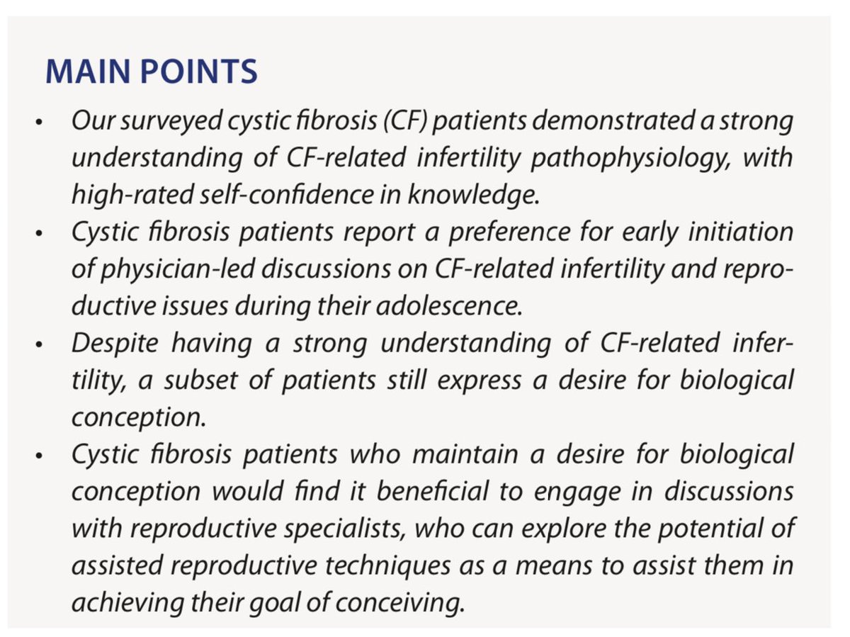 Assessing Infertility Literacy and Knowledge Gaps Among Patients with Cystic Fibrosis

@farahrahman23 @KG_Campbell @ndeebel_uroMD @ArminGhomeshi @ranjithramamd

#infertility #patienteducation #assistedreproductivetechnology #cysticfibrosis #azoospermia 

urologyresearchandpractice.org/en/assessing-i…