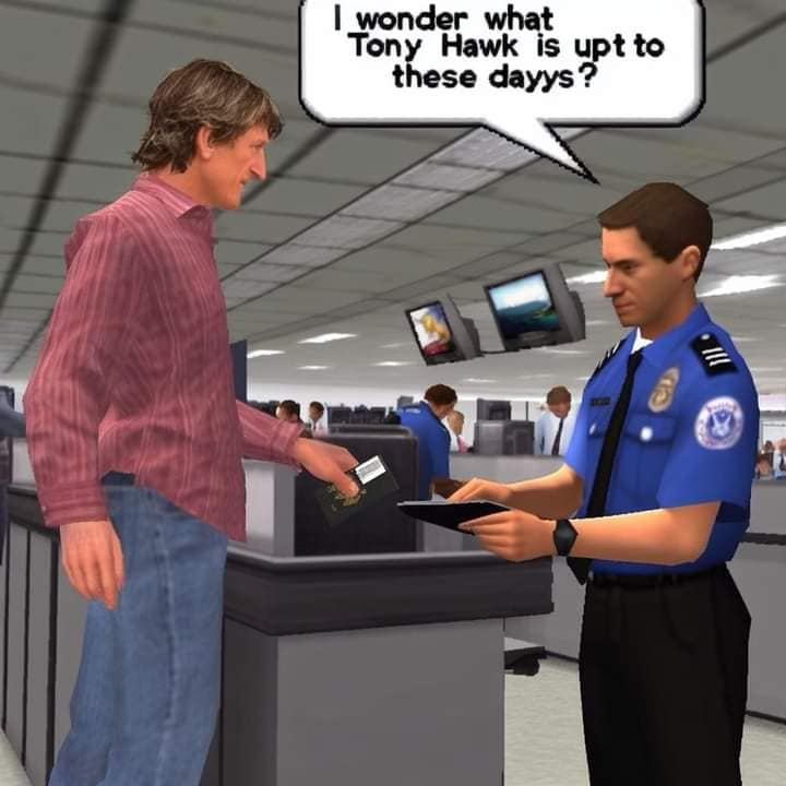 AIGenGames's tweet photo. Title: Tony Hawk's Existential Nightmare
Genre: Psychological Thriller
Platform: Sony PlayStation 2
Released in 2005 https://t.co/f2wq4QBPjs