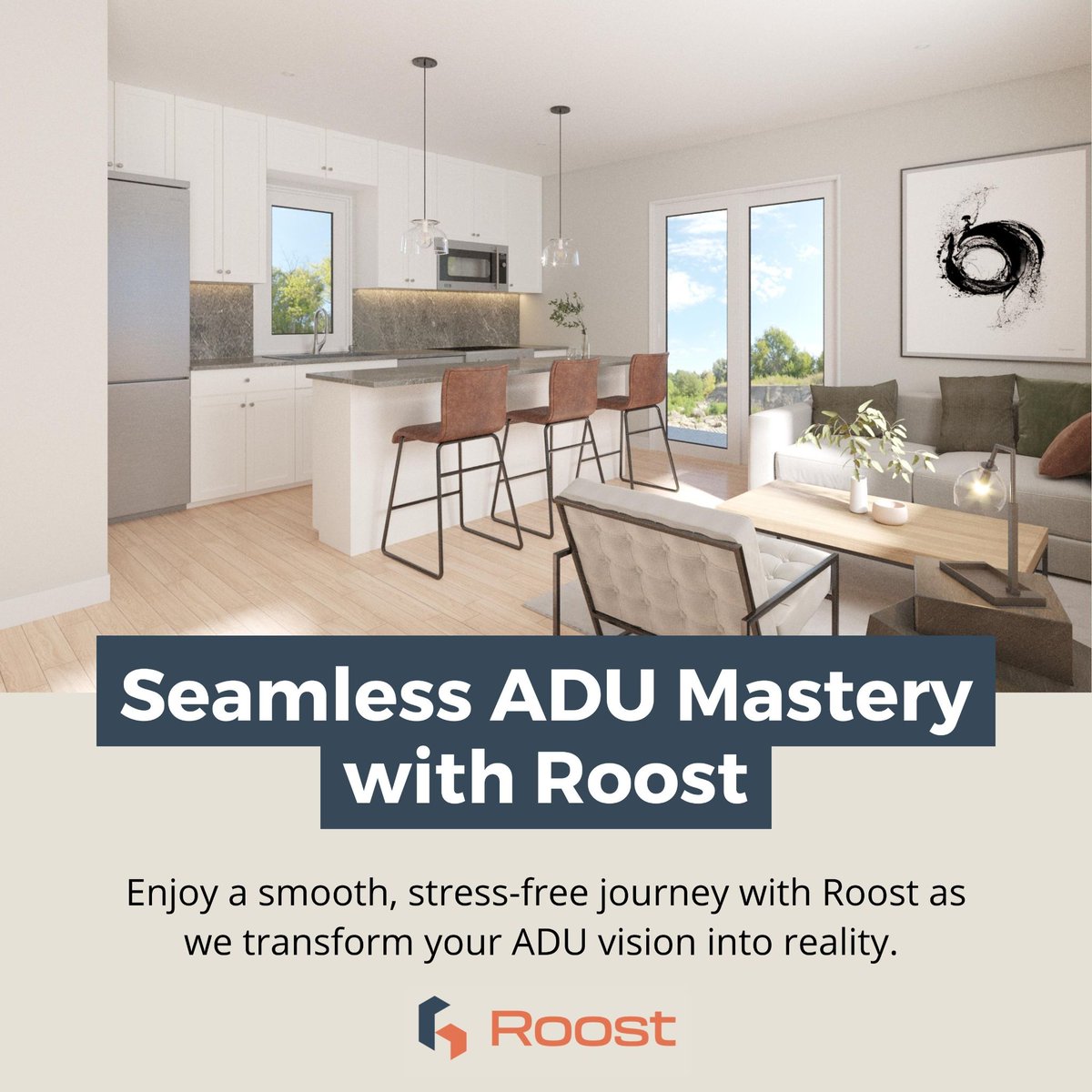 roostadu's tweet image. Roost meticulously handles every aspect of your ADU project. 
From precise design blueprints to vital documentation, including structural engineering and energy calculations.
.
To explore more, visit our website: roostadu.com
.
#roostadu #seamlessdesign