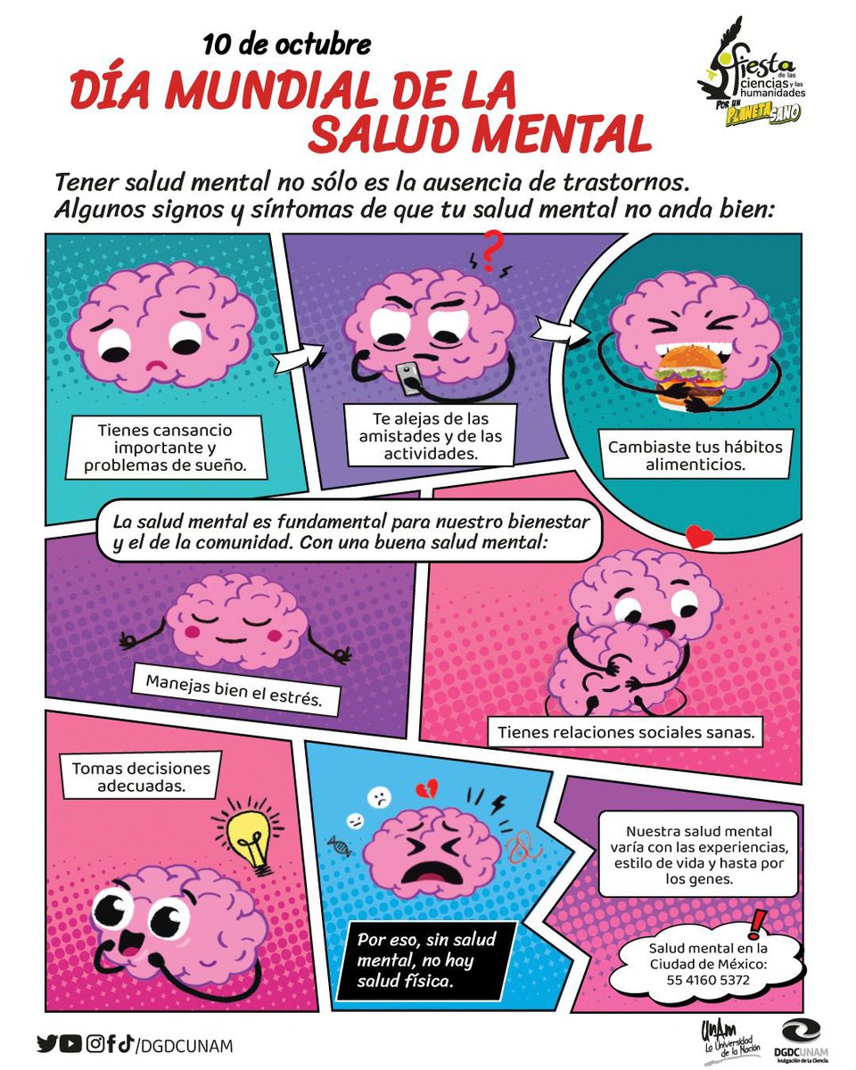 🧠Hoy es el #DíaMundialDeLaSaludMental.

¡Forma parte de la #FiestaCyH y conecta contigo!

👉bit.ly/3slydRE