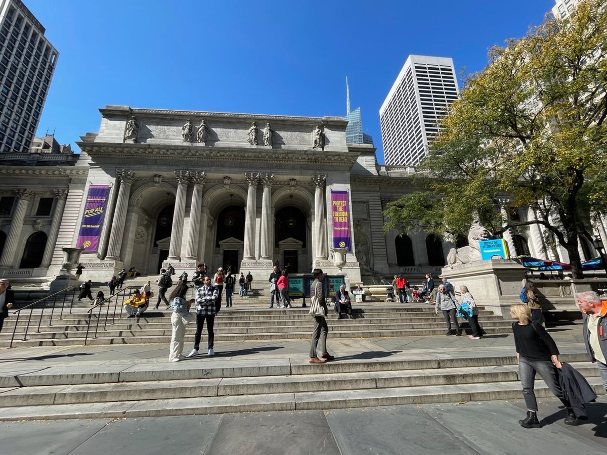 Ich bin sehr froh, auf meiner letzten Station in New York die Public Library @nypl @NYPL_Archives zu besuchen und hier weitere tolle Eindrücke zu bekommen und Quellen zu sichten. Ansonsten: It’s a hell of a town 😉 #SFB1288inNewYorkCity