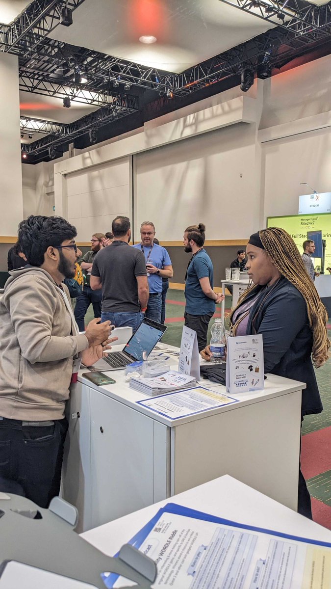 squadcastHQ's tweet image. Having a blast at @SREcon 2023! Grateful for the amazing folks who stopped by our booth to chat about all things #SRE.🙌🏻 

👉🏼 : bit.ly/3PNCMfn 

#Networking #SRECommunity