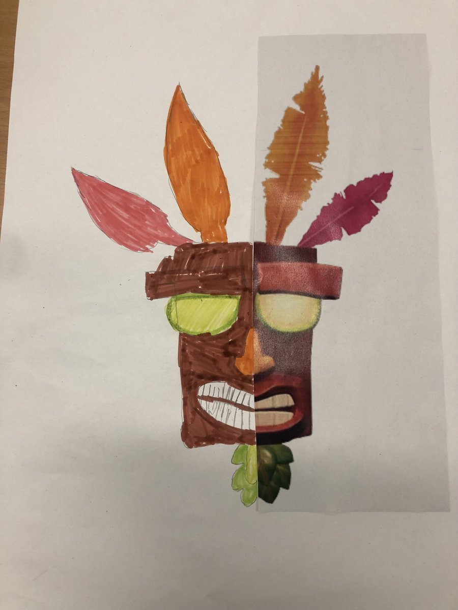 MrMcInnes3's tweet photo. ๐ฎ๐จ Today at Scouts, we welcomed Aku Aku from #CrashBandicoot into our artistic classroom๐๐ผ๏ธ Our art work for sure has a dash of gaming magic! ๐ฎโจ #CreativeAdventures #GamingArtistry #AkuAkuArt ๐จ๐ฎ @Kilpatrickscho1 @ToysForBob https://t.co/G1dsL3rqL2