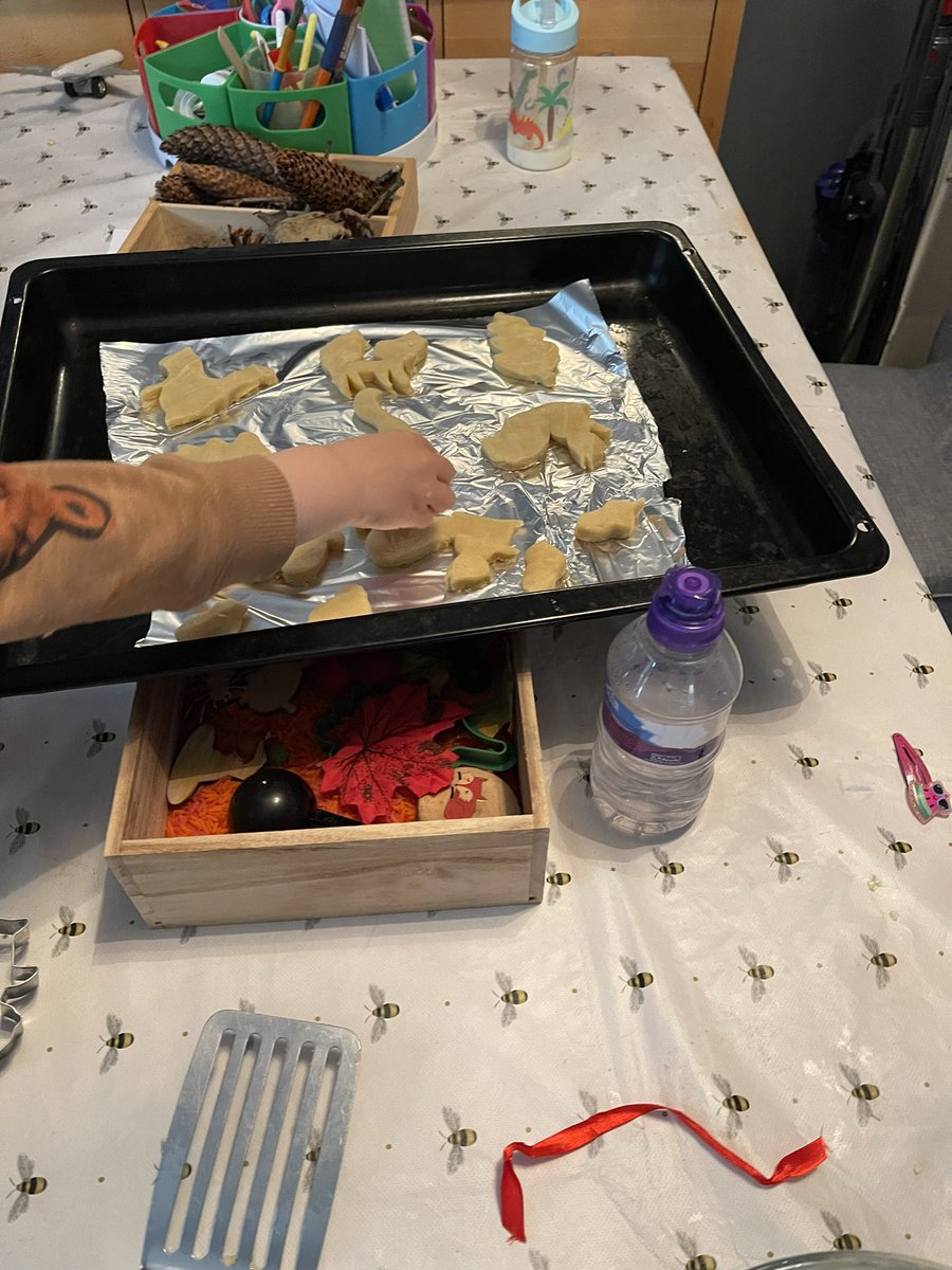 JeanneService's tweet photo. Some of our Tiny Team made autumn shortbread today and used knives to decorate them to make them even more tasty!
#numeracy
#stem
Working together using gross &amp; fine motor skills! @ScotChildmind .
One proud childminder today ❤️🍁🦉🐿️🍫 https://t.co/gloWNWBUOb