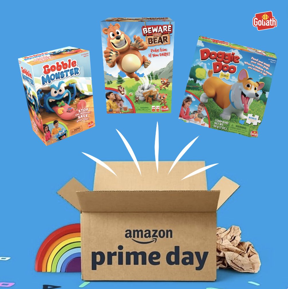Goliath US (@goliathgamesus) on Twitter photo It’s that time again!!! 📦 TWO days of amazing deals on <a href="/AmazonPrime/">Amazon Prime</a>
Start your holiday shopping or grab some gems for your kids or your classroom! ✏️
Shop Amazon👇
amzn.to/45FX3tv It’s that time again!!! 📦 TWO days of amazing deals on <a href="/AmazonPrime/">Amazon Prime</a>
Start your holiday shopping or grab some gems for your kids or your classroom! ✏️
Shop Amazon👇
amzn.to/45FX3tv