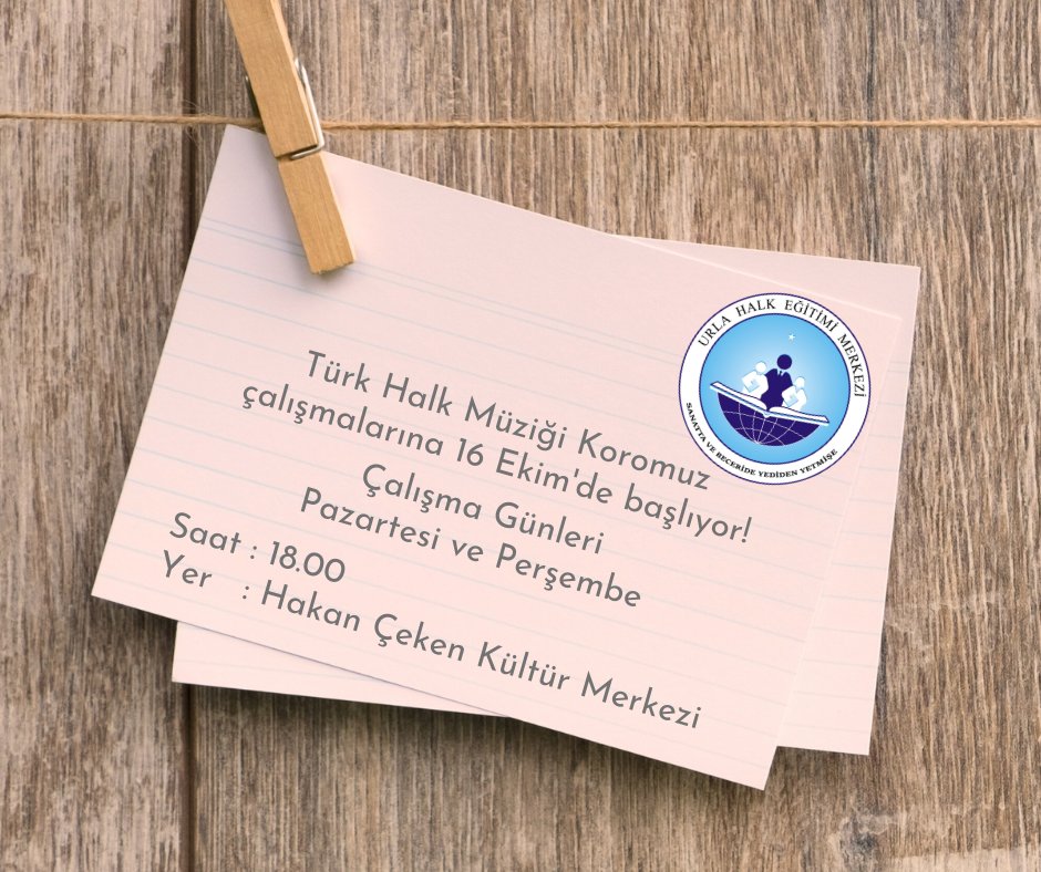 Urla Halk Eğitimi Merkezi (@urlahalkegitimi) on Twitter photo 