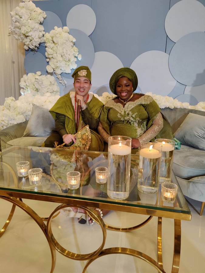 instablog9ja's tweet photo. Love wins as Nigerian lady marries her Korean lover https://t.co/fTTYEiwbHX