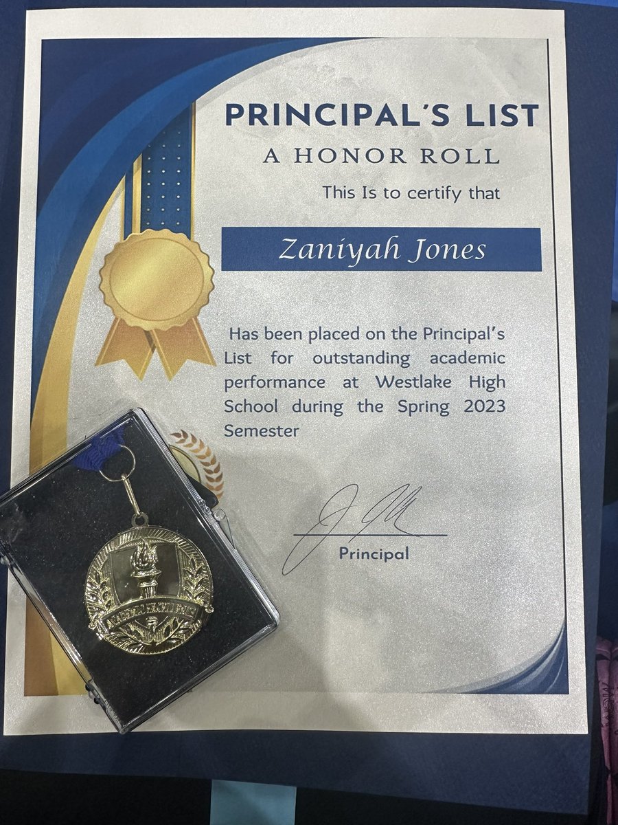 Scholar athlete!