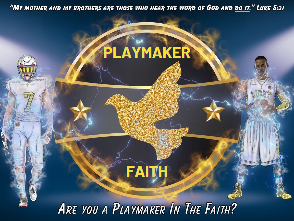 InPlaymakers's tweet image. Are you a Playmaker In The Faith? Someone who hears the word of God and does it! Luke 8:21
