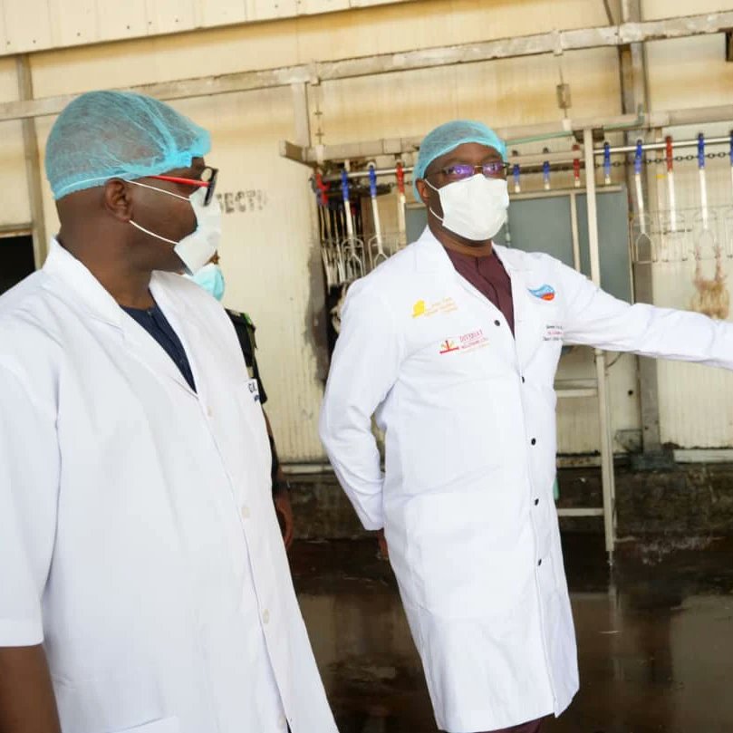officialnatnud's tweet photo. The Governor of Oyo State, Engr. Seyi Makinde a visited the natnudO Abbattoir in Akinyele, Oyo State on Monday 9th October, 2023. He was so impressed with what he saw that he joked about becoming the our brand ambassador.

1 https://t.co/EwM6hGcVWW