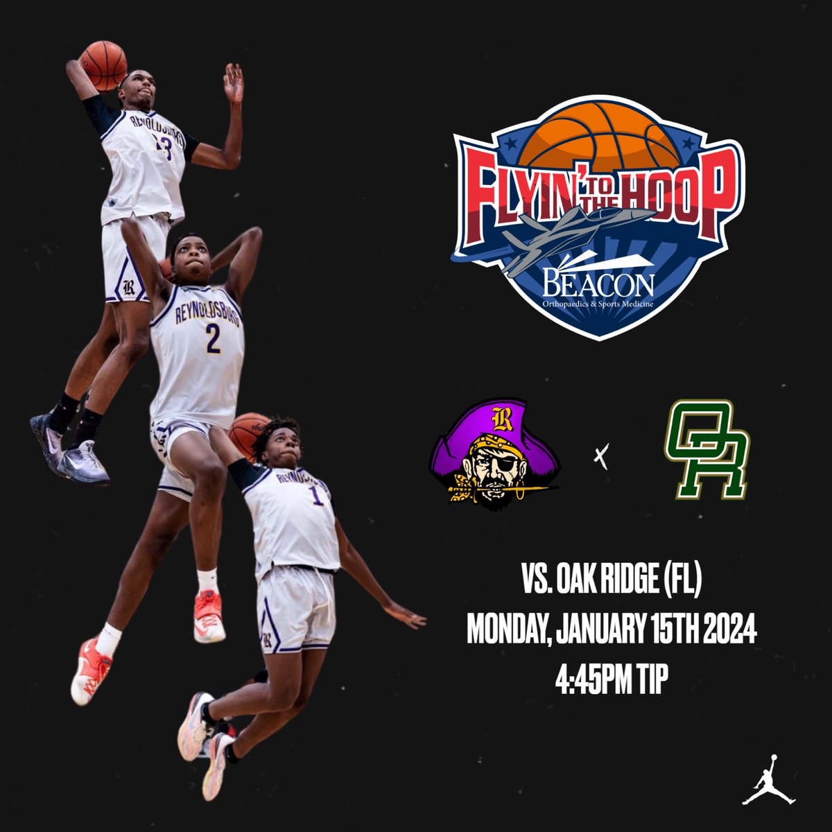 ReynHoops's tweet photo. Excited to be playing in one of the top events in the country, @FlyinToTheHoop!! 

The Raiders will face Florida powerhouse Oak Ridge who will start the season top 25 nationally.

#scheduleformarch #RTS 🏴‍☠️🏀🔥 https://t.co/jRGC6ECzJs
