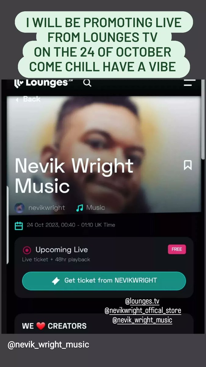 Big up @NowHipHopNews_
 @Nfts4_Art #rap #typebeat #hiphoplover #music 
@LoungesTv
 #livemusic #liveproformance 
#goodvibesonly #independentartist #typebeat