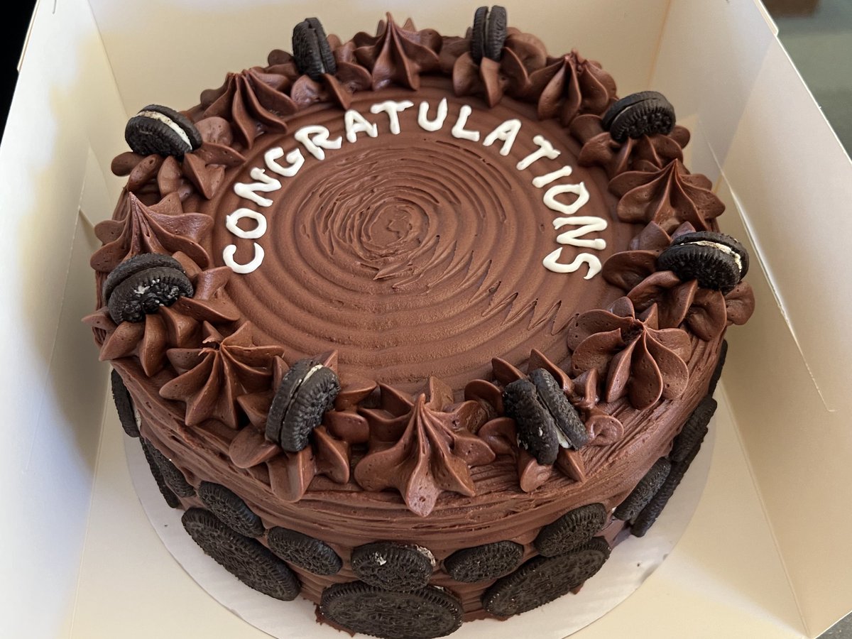 Cocoacopia's tweet photo. In a wildly unexpected change of pace, I made a chocolate-chocolate Oreos cake for ⁦@Cake4Kids⁩ I just never get tired of 🍫 🎂 https://t.co/TUBXxHKRMN