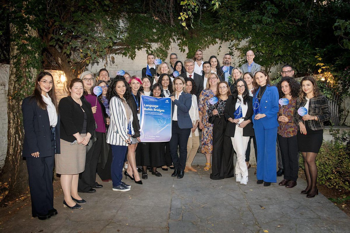 judit_rozsa's tweet photo. #BuildingBridges - warm welcome to a bicommunal group of Greek Cypriot and Tirkish Cypriot language professionals to Brussels! We discussed opportunities for bringing the two communities in #Cyprus closer together to pave the way for #reunification. https://t.co/o1ktG5TEeO