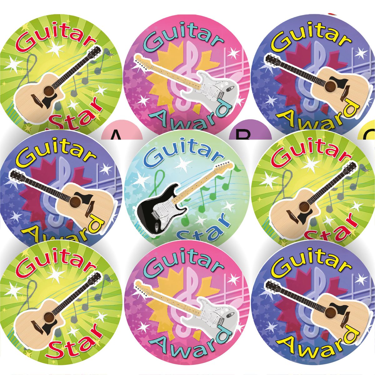 Reward your little budding musicians with our huge range of music reward stickers, 
now including GUITAR and DRUM stickers.

#rewardstickers #stickershop #stickerrewards #stickerlove #Rewards #RewardSystem #schoolstickers #ukteachers #teacherstickers #school #education