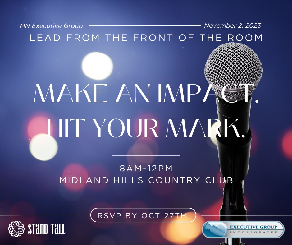 If you are a leader, this is for you. Join me as I share how authenticity is your key to communicating effectively. You’ll be astounded how simple it can be to positively influence others to action. Email Lisa to register: Lisa@mnexecutivegroup.com #Confidence #Standtall