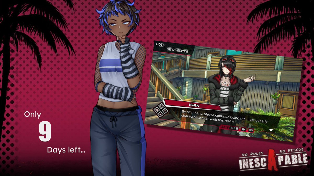 Tempers flare and tension grows with each passing moment... Who will clash and who will connect?

Your decisions will shape the fates of your fellow contestants.