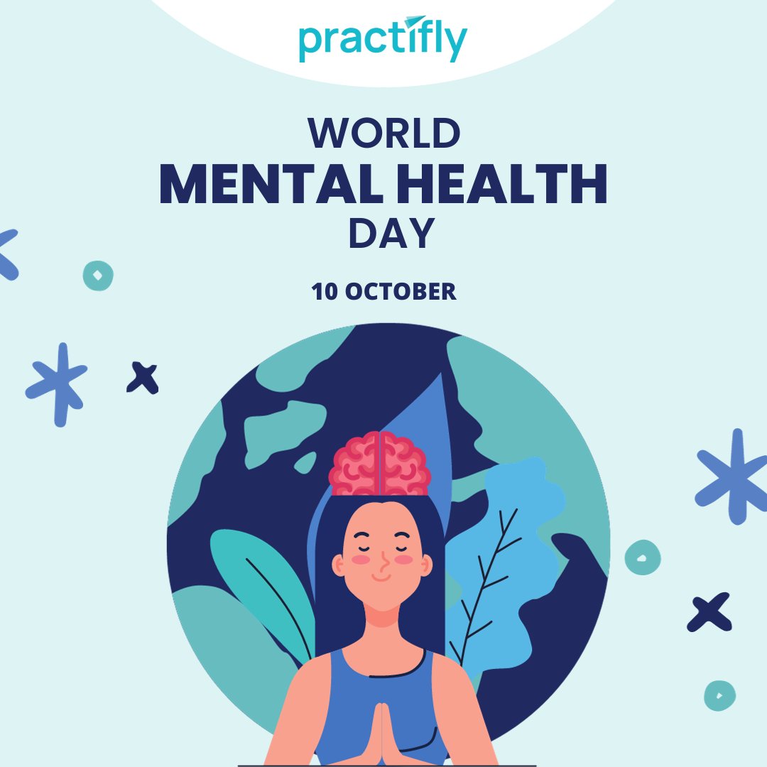 practifly's tweet image. Mental health is a universal human right."  This #WorldMentalHealthDay , let's acknowledge the fact that self-care is essential for each and every person.  Remember, you're not alone; we're always here to support you! 🤗  
#worldmentalhealthday2023 #practifly