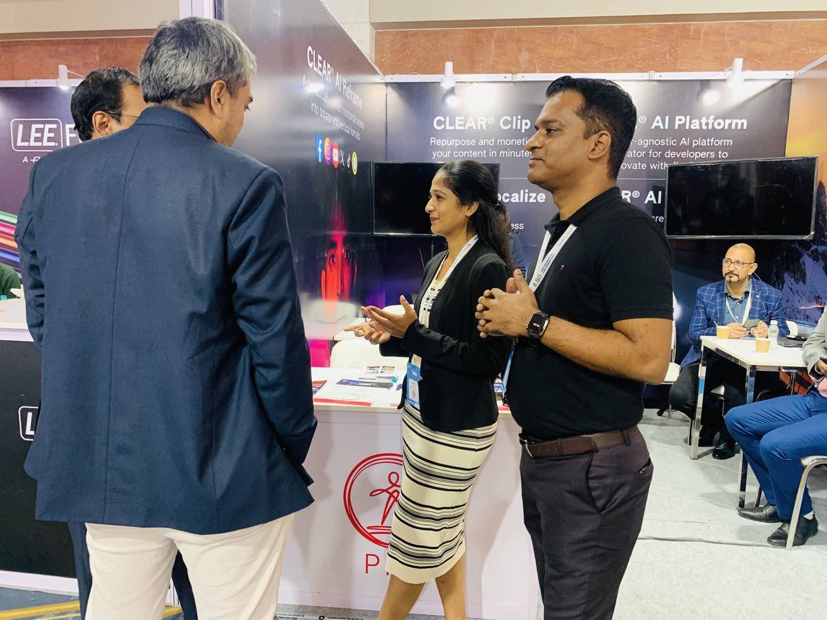 Wrapping up Day 3 at Broadcast India 2023 on a high note! We loved connecting with everyone, sharing our insights, and embracing the energy. Here's to next year for even more inspiration and innovation! #BroadcastIndia2023