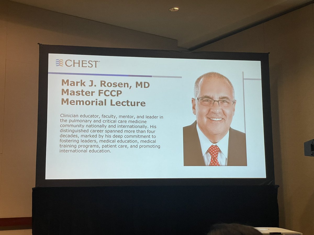 AlbirdwellDO's tweet photo. Great intro by Dr. Stephanie Levine for @williamkellymd at the Mark J. Rosen, MD Master FCCP Memorial Lecture! Congrats Dr. Kelly and thank you for all that you do for CHEST @accpchest! #CHEST2023 https://t.co/W3UGXe31AJ